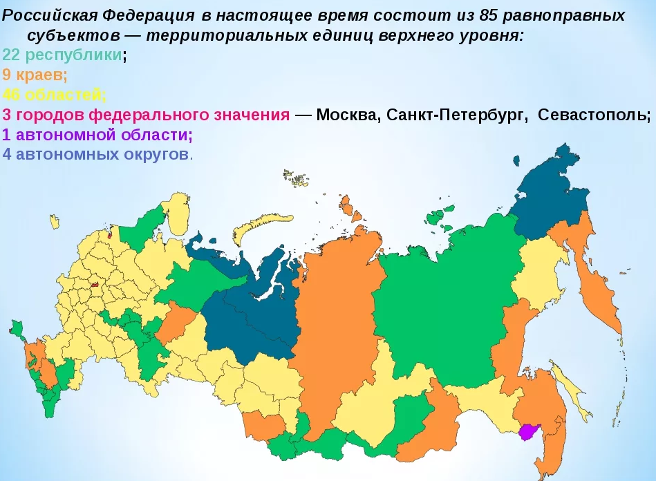 Россия много республик. Российская Федерация состоит из 85 субъектов Федерации. Субъекты РФ округа края Республики. Субъекты Российской Федерации на 2022 год на карте России. Субъекты РФ Республики края области.